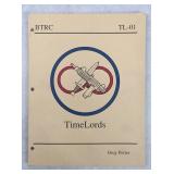 Timelords BTRC TL-01 RPG 1st Edition 1987