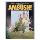 Ambush! VG Solitaire Squad WWII Combat 30001 1983
