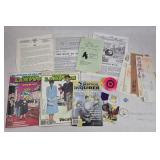 Letters, Correspondence, Collectibles Pins & More