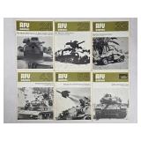 Lot of 6 70's AFV Weapon Profile Books