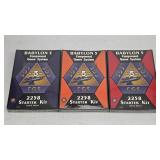 Babylon 5 Component Game System Lot of 3 New Sets