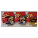 3 Johnny Lightning Diecasts - Hot Rods, Muscle
