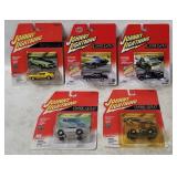 5 Johnny Lightning Classic Gold Diecasts