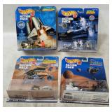 4 Hot Wheels Space Mission Action Packs