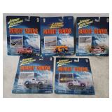 5 Johnny Lightning Surf Rods Diecasts