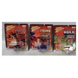 3 Johnny Lightning Marvel Comics Vehicles