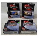 (4) 100% Hot Wheels Vehicles - Corvette, V W Bug