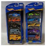 2 Hot Wheels 5-car Gift Packs - Trucks, Asphalt