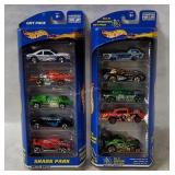 2 Hot Wheels 5-car Gift Packs - Shark, Monsters