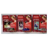 3 Johnny Lightning Coca-cola Calendar Girl Cars