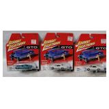 3 Johnny Lightning Pontiac Gto Vehicles