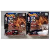 2 Hot Wheels Nba Pro Show Cars - Rockets, Bulls