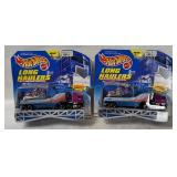 2 Hot Wheels Long Haulers Transporters 1998