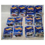 12 Hot Wheels - Road Runner, Firebird, Porsche