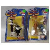 2 Adventures Of Rocky & Bullwinkle Figure Sets