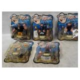 5 Mezco Popeye The Sailor Man Character Figures