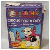 1993 Harmony Lamb Chop & Friends Coloring Rolls
