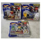 3 Hot Wheels Robo Wheels 2002