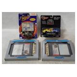 2 Dale Earnhardt Plaques & 2 Diecast Cars