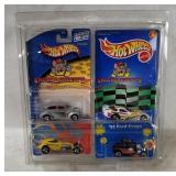 4 Hot Wheels Chuck E. Cheese Vehicles