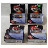 (4) 100% Hot Wheels Vehicles - Cadillac, Harley