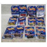12 Hot Wheels - Ferrari, Firebird, Fire Squad