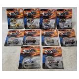 10 Hot Wheels Racing Vehicles 2001
