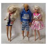 2 Barbies & 1 Ken Doll - Nurse Barbie Etc.