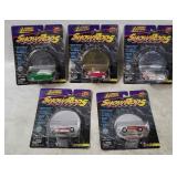 5 Johnny Lightning Show Rods Vehicles