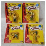 4 Nos Simpsons Keychains - Homer, Bart & More