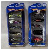 2 Hot Wheels 5-car Gift Packs - Fireball, Hot Rods