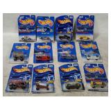 12 Hot Wheels - Sol-aire Cx4, Ferrari F40 & More