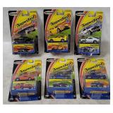 6 Matchbox Superfast Vehicles - '55 Caddy, Viper