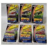 6 Matchbox Superfast Vehicles - '57 Chevy, V W Bus