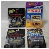 4 Johnny Lightning Diecasts - Blair Witch, Orbison