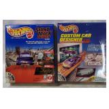 2 Hot Wheels Cd-roms W/ Cars - Stunt Track Etc.