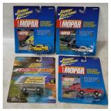 4 Johnny Lightning Diecasts - Mopar, Speed