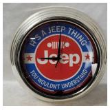 Open Roads Brand Jeep Wall Clock