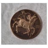 Aries Zodiac Sign Medal