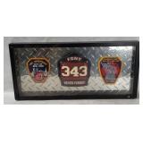 Fdny 9/11 Memorial Shadow Box Display