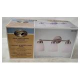 Hampton Bay Regal Vanity Fixture Brushed Nickel