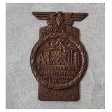 German Nsbo 1st  Labor Front Convention Badge