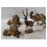 La Vie Patchwork Safari Lions, Camel & Antelope
