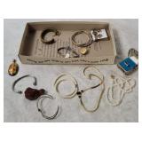 Lot Of Assorted Costume Jewelry, Necklaces, Rings
