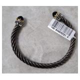 Sterling W/ Gold Plate Womens Bracelet