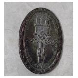 German Commemorative Oval Badge 1st Conference