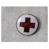 American Red Cross Porcealin Enamel Pin