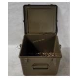 Vtg First Aid Kit Empty Case W/ Shell Casings