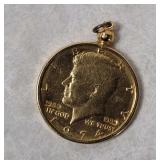 1974 Kennedy Half Dollar Pendant
