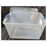 Sterilite Clear 66qt Storage Tote